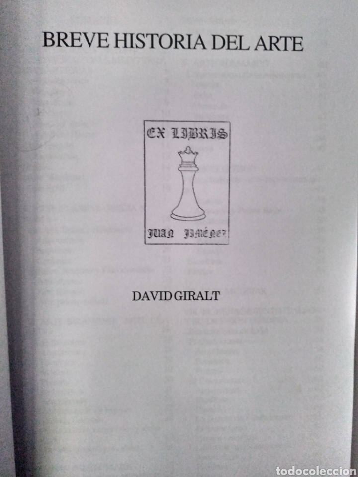 Libros de segunda mano: Breve historia del Arte / David Giralt - Foto 3