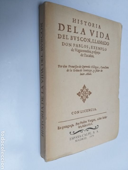 Libros de segunda mano: Historia de la vida del Busc&oacute;n Francisco de Quevedo . Facs&iacute;mil - Foto 1