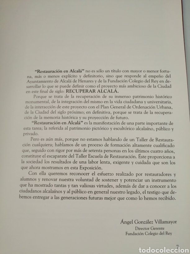 Libros de segunda mano: RESTAURACI&Oacute;N EN ALCAL&Aacute; - Foto 4