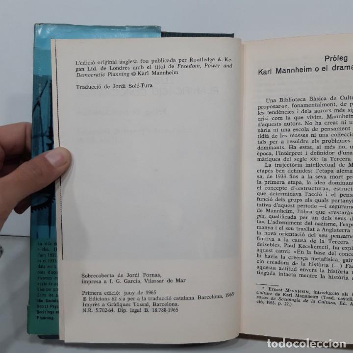 Libros de segunda mano: LLIBRE - LLIBERTAT, PODER I PLANIFICACI&Oacute; DEMOCRATICA - KARL MANHEIM / 15.626 - Foto 3
