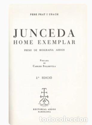 Libros de segunda mano: JUNCEDA HOME EXEMPLAR - PERE PRAT i UBACH - Foto 2