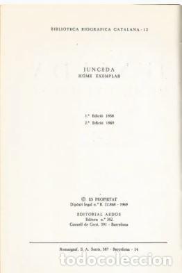 Libros de segunda mano: JUNCEDA HOME EXEMPLAR - PERE PRAT i UBACH - Foto 3