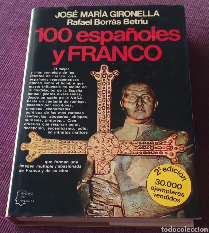 Libros de segunda mano: 100 espa&ntilde;oles y Franco. - Foto 1