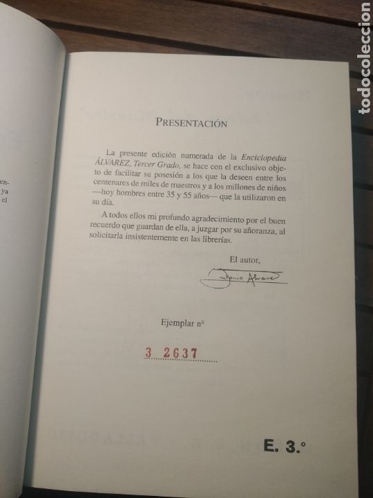 Libros de segunda mano: Enciclopedia &Aacute;lvarez tercer grado . edici&oacute;n numerada. Facs&iacute;mil 1997 - Foto 7
