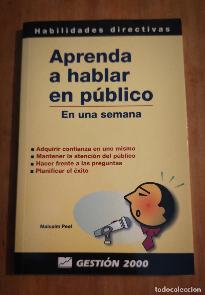 Libros de segunda mano: APRENDA A HABLAR EN PUBLICO EN UNA SEMANA - Foto 1
