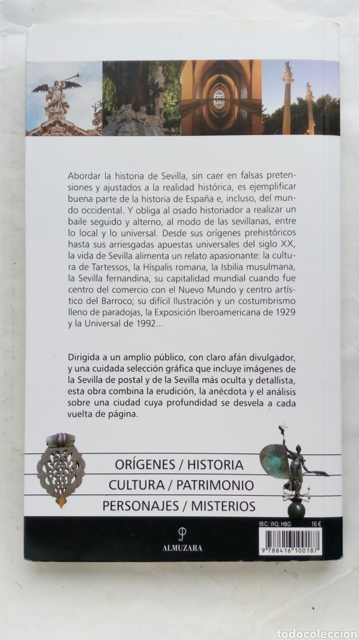 Libros de segunda mano: Historia de Sevilla. Manuel Jes&uacute;s Rold&aacute;n. - Foto 2
