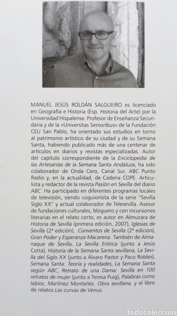 Libros de segunda mano: Historia de Sevilla. Manuel Jes&uacute;s Rold&aacute;n. - Foto 3