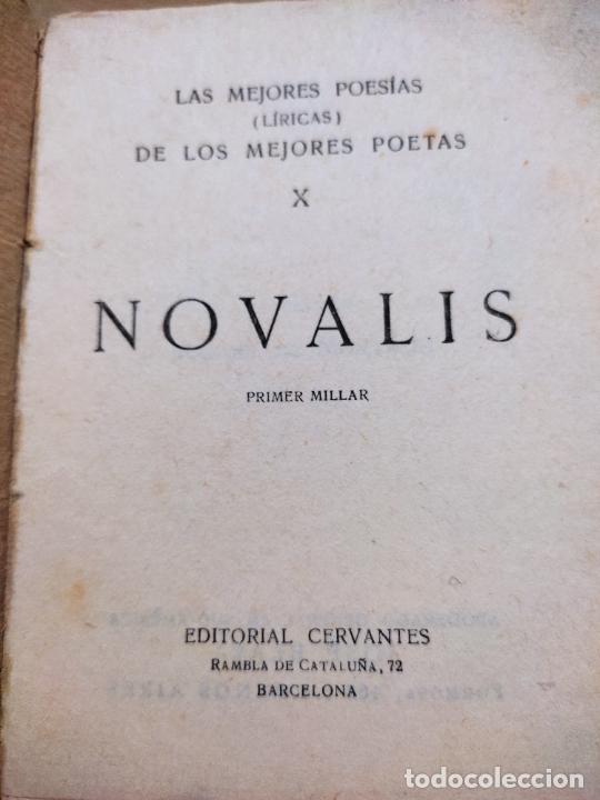 Libros de segunda mano: NOVALIS ED CERVANES LIBRO BOLSILLO 66 PAG - Foto 2