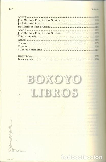 Libros de segunda mano: Azor&iacute;n. Cuento y memorias - Foto 3