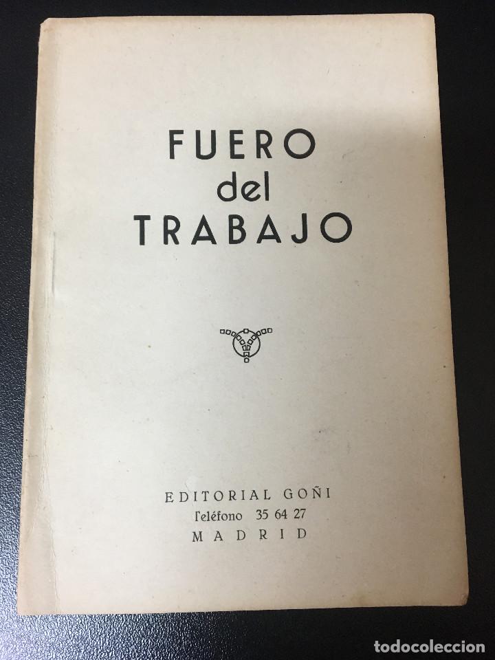 Libros de segunda mano: Fuero del Trabajo.1938 - Foto 1