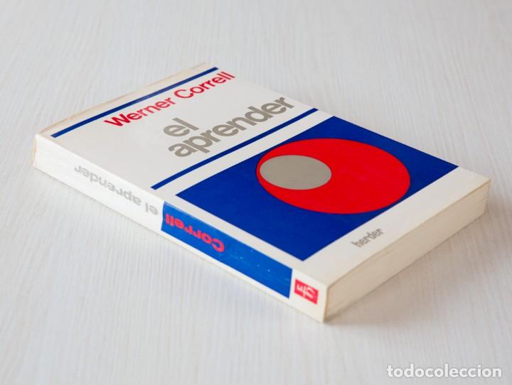 Libros de segunda mano: El aprender. Werner Correll. - Foto 2