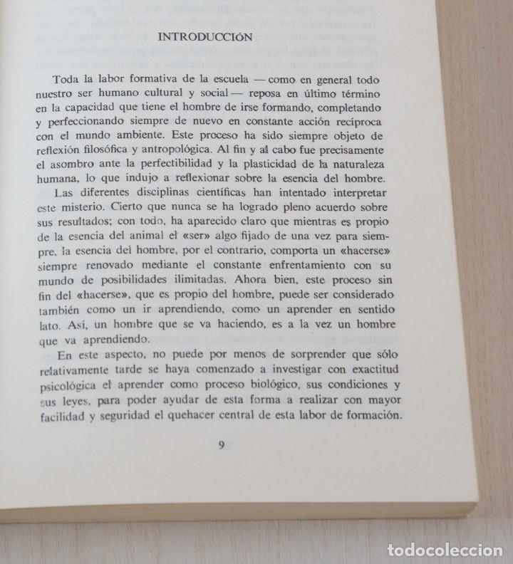 Libros de segunda mano: El aprender. Werner Correll. - Foto 5