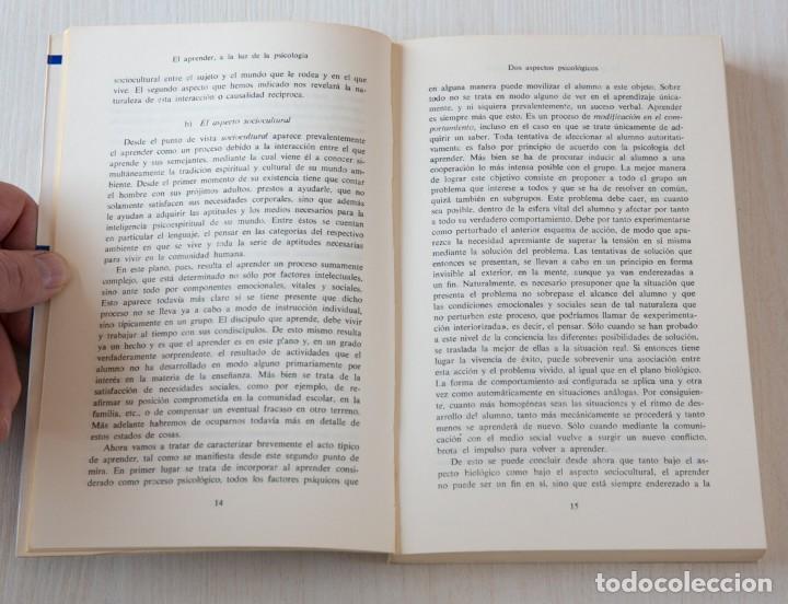 Libros de segunda mano: El aprender. Werner Correll. - Foto 6