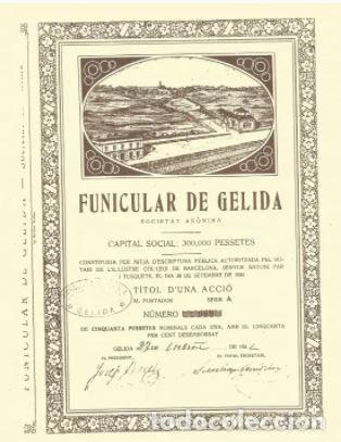 Libros de segunda mano: &Agrave;LBUM DEL FUNICULAR DE GELIDA 1920-1982 - Foto 3