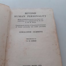 Libros de segunda mano: BEYOND HUMAN PERSONALITY, GERALDINE CUMMINS, INGLÉS, 1952. Lote 302524968