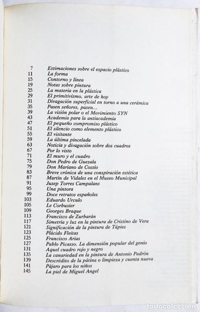Libros de segunda mano: PEDRO GONZ&Aacute;LEZ. SOBRE EL LIENZO. 1985. CANARIAS. - Foto 3
