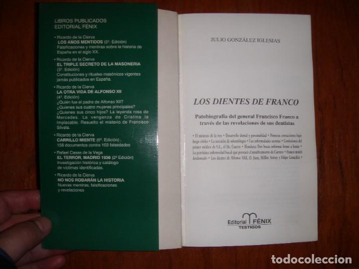 Libros de segunda mano: LIBRO LOS DIENTES DE FRANCO DR JULIO GLEZ IGLESIAS - Foto 2