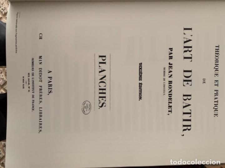 Libros de segunda mano: L&rsquo;art de B&acirc;tir, de J. Rondolet - Foto 4