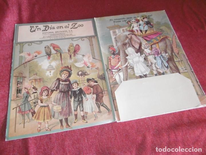 Libros de segunda mano: LIBRO DESPLEGABLE UN D&Iacute;A EN EL ZOO. - Foto 3