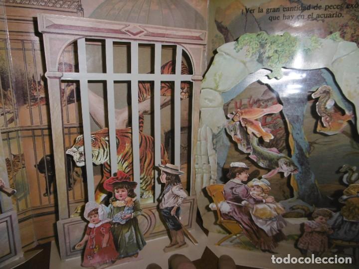 Libros de segunda mano: LIBRO DESPLEGABLE UN D&Iacute;A EN EL ZOO. - Foto 7