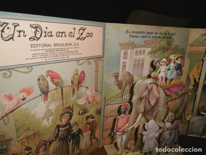 Libros de segunda mano: LIBRO DESPLEGABLE UN D&Iacute;A EN EL ZOO. - Foto 9