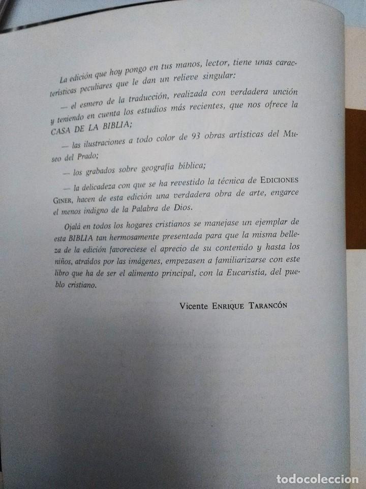 Libros de segunda mano: LA BIBLIA EDICIONES GINER 1970 MADRID - Foto 7
