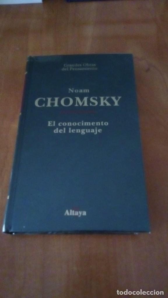 Libros de segunda mano: NOAM CHOMSKY. EL CONOCIMIENTO DEL LENGUAJE. ALTAYA - Foto 1