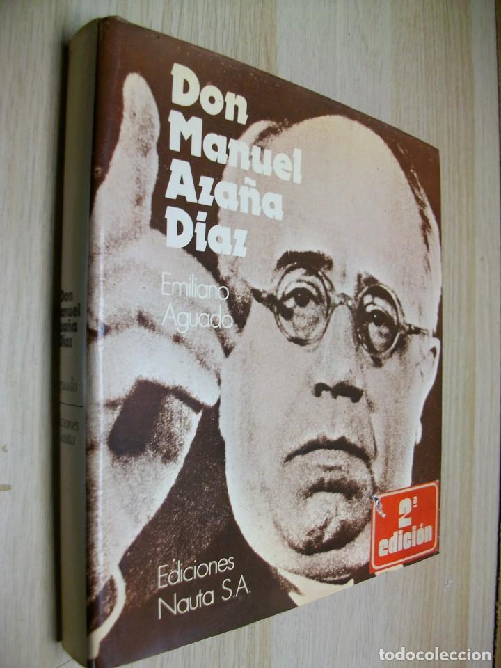 Libros de segunda mano: DON MANUEL AZA&Ntilde;A DIAZ de EMILIANO AGUADO - Foto 1