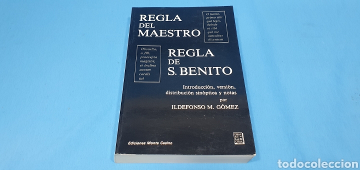 Libros de segunda mano: REGLA DEL MAESTRO - REGLA DE S. BENITO - ILDEFONSO M. G&Oacute;MEZ - Foto 1