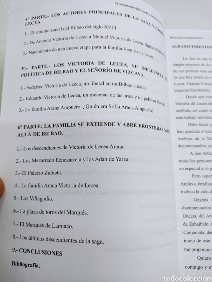 Libros de segunda mano: El entramado histórico familia Victoria de Lecea Redes familiares y políticas en el Bilbao XV-XX - Foto 5 - 302850838