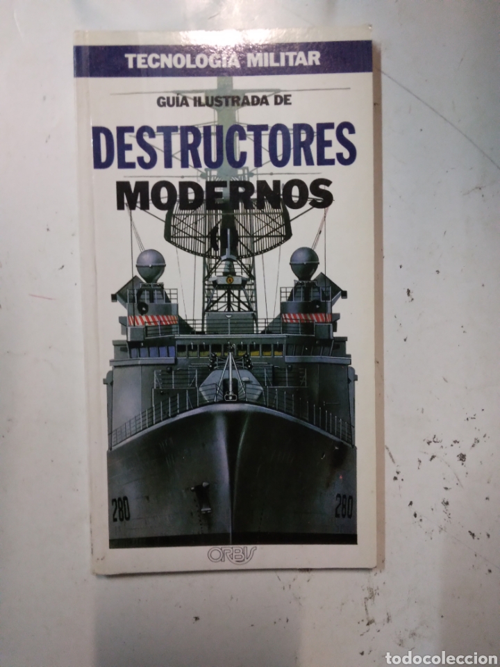 Libros de segunda mano: Tecnolog&iacute;a Militar, Destructores modernos,Orbis - Foto 1