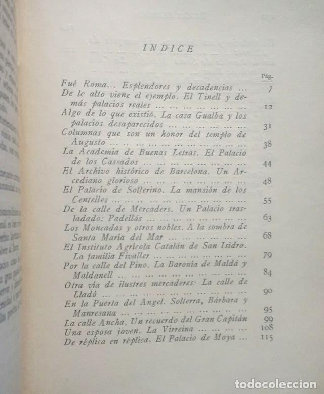 Libros de segunda mano: LAS CASAS SE&Ntilde;ORIALES DE BARCELONA - RAMON ALIBERCH - Foto 3
