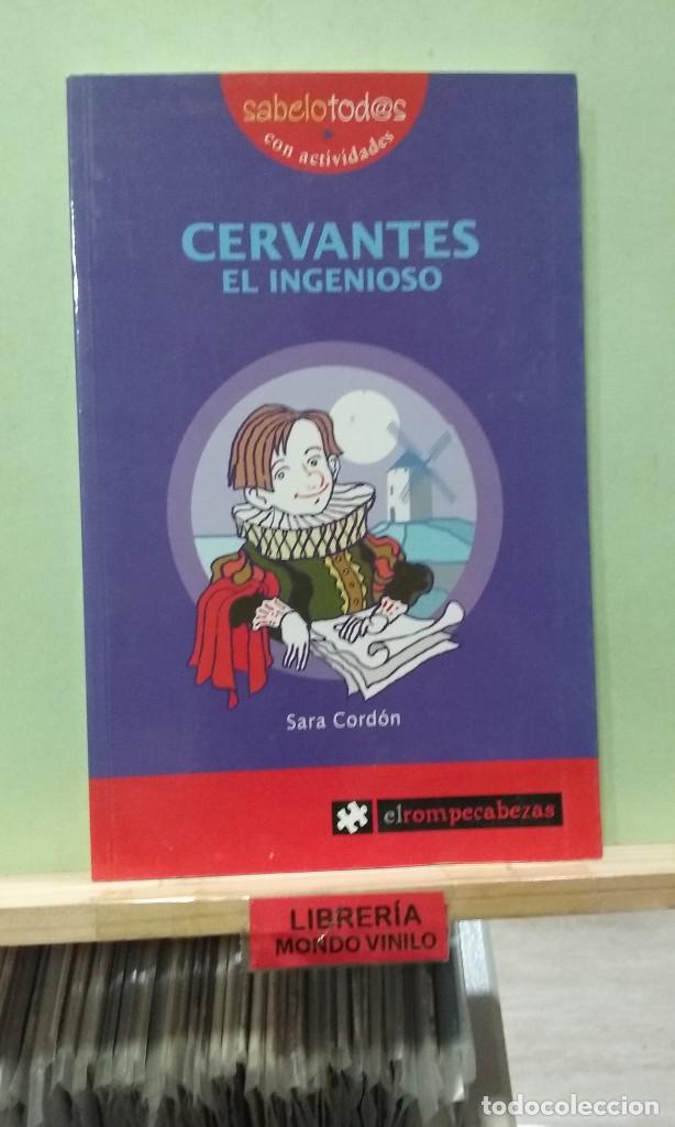 Libros de segunda mano: Cervantes el ingenioso. Sara Cord&oacute;n - Foto 1