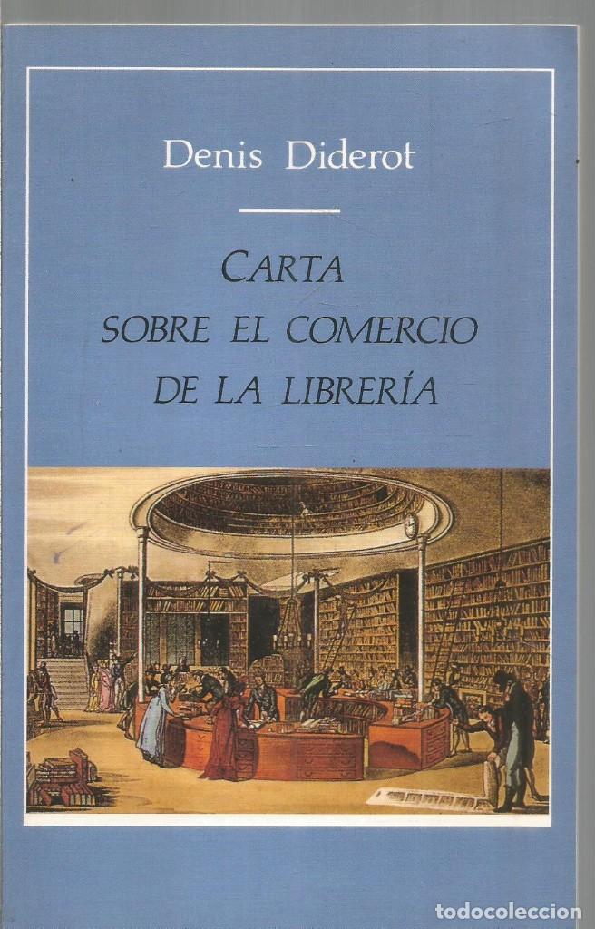 Libros de segunda mano: DENIS DIDEROT. CARTA SOBRE EL COMERCIO DE LA LIBRERIA - Foto 1