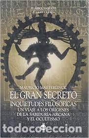 Libros de segunda mano: el gran secreto Mauricio Maeterlinck - Foto 1