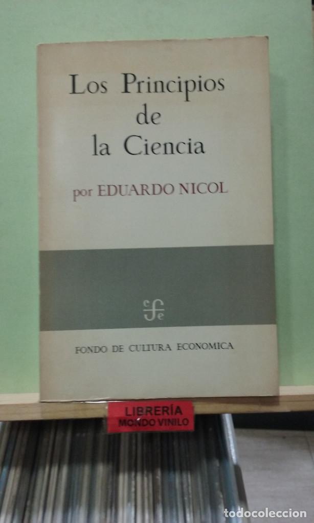 Libros de segunda mano: Los principios de la ciencia. Eduardo Nicol - Foto 1