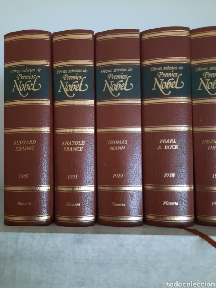 Libros de segunda mano: Premios Nobel 9 tomos edici&oacute;n lujo - Foto 2