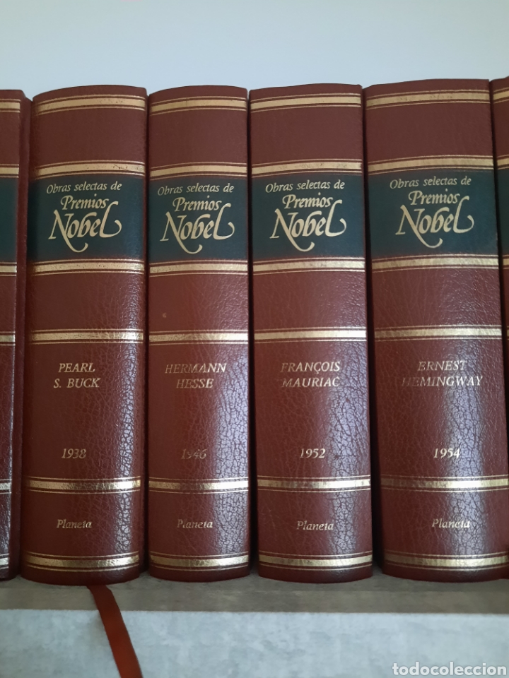 Libros de segunda mano: Premios Nobel 9 tomos edici&oacute;n lujo - Foto 3