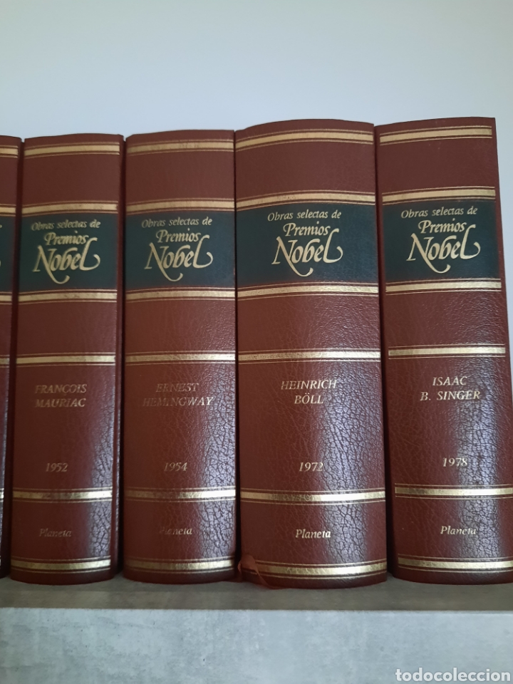 Libros de segunda mano: Premios Nobel 9 tomos edici&oacute;n lujo - Foto 4
