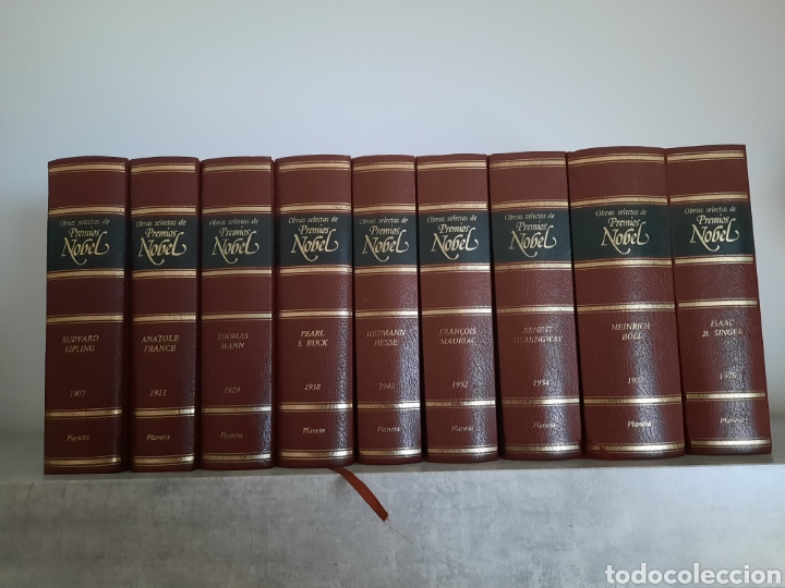 Libros de segunda mano: Premios Nobel 9 tomos edici&oacute;n lujo - Foto 1