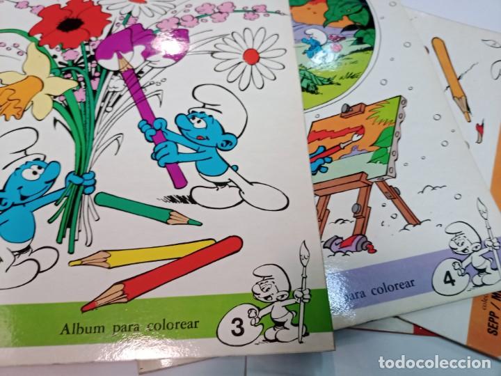 Libros de segunda mano: Album para colorear. Los pitufos 1,2,3 Y 4 SA6714 - Foto 2