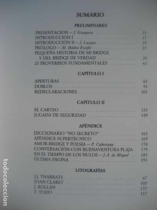 Libros de segunda mano: Mi Bridge. Isidro Claret. 1988. - Foto 3