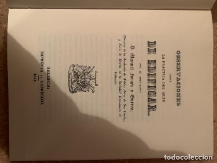Libros de segunda mano: Observaciones sobre la pr&aacute;ctica del Arte de edificar (Bols 14) - Foto 5
