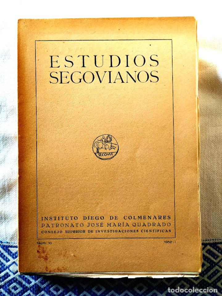 Libros de segunda mano: ESTUDIOS SEGOVIANOS - 1952-I, N&Uacute;M. 10 - Foto 1