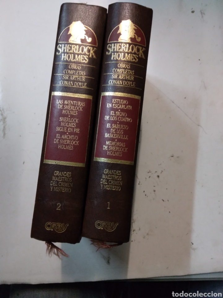 Libros de segunda mano: Sherlock Holmes, Obras Completas, 2 tomos, Orbis - Foto 1