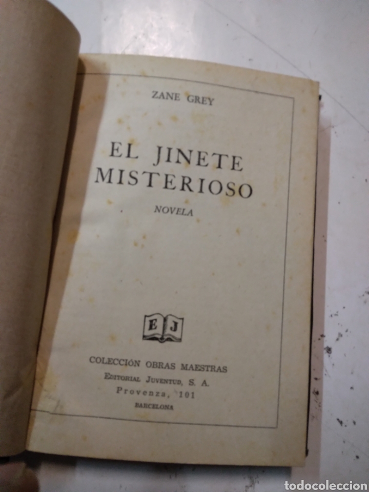 Libros de segunda mano: Zanetti Grey,El jinete misterioso Ed. JUVENTUD - Foto 2