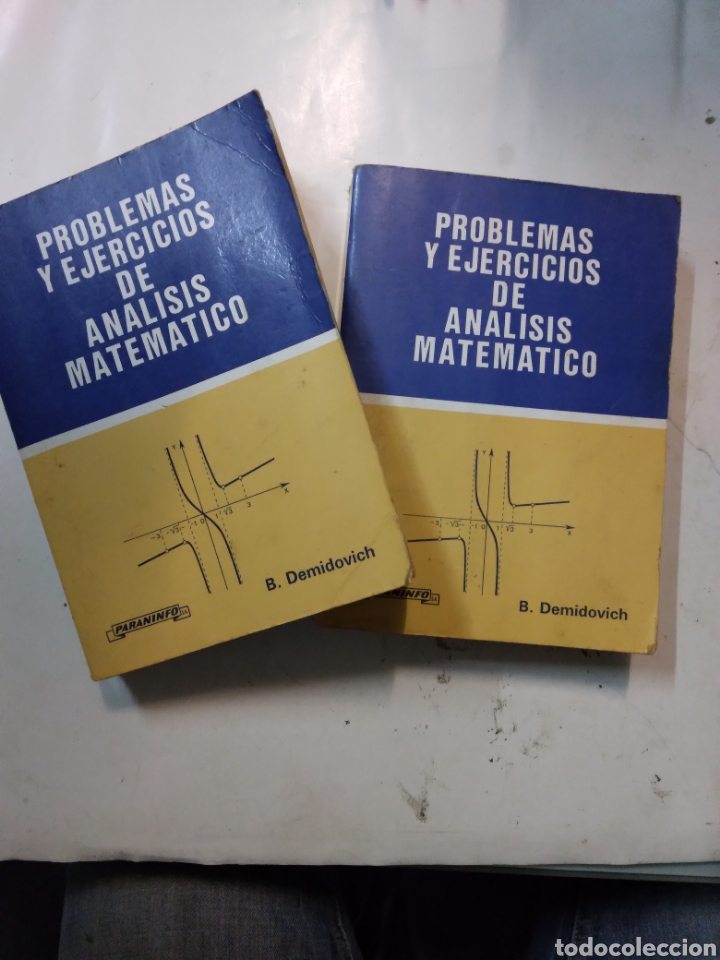 Libros de segunda mano: B. Demidovich, Problemas y ejercicios de an&aacute;lisis matematico, Paraninfo, 2 tomos - Foto 1