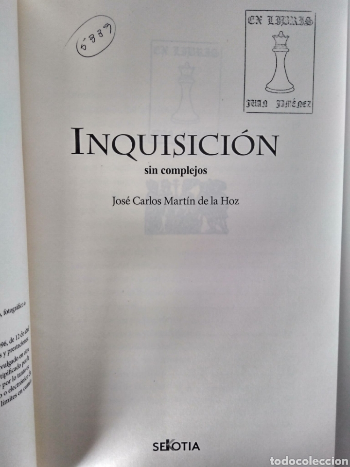 Libros de segunda mano: Inquisici&oacute;n sin complejos / Jos&eacute; Carlos Mart&iacute;n de la Hoz - Foto 3