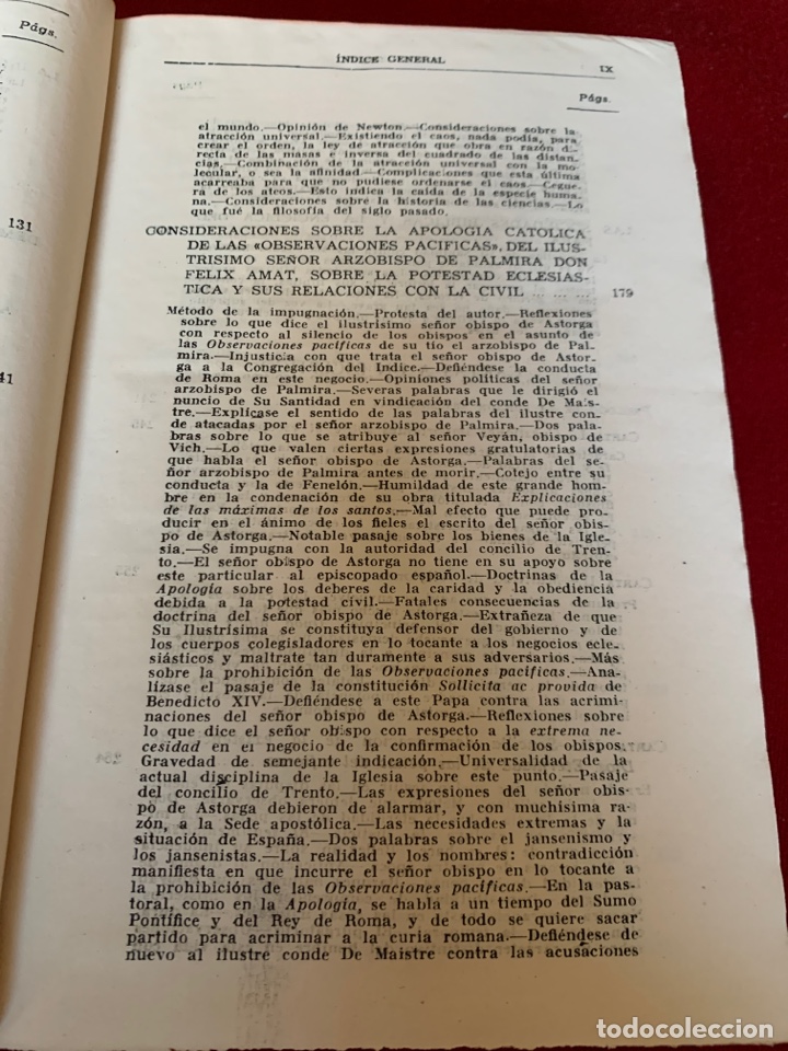 Libros de segunda mano: Obras completas Jaime Balmes. Tomo V. - Foto 8