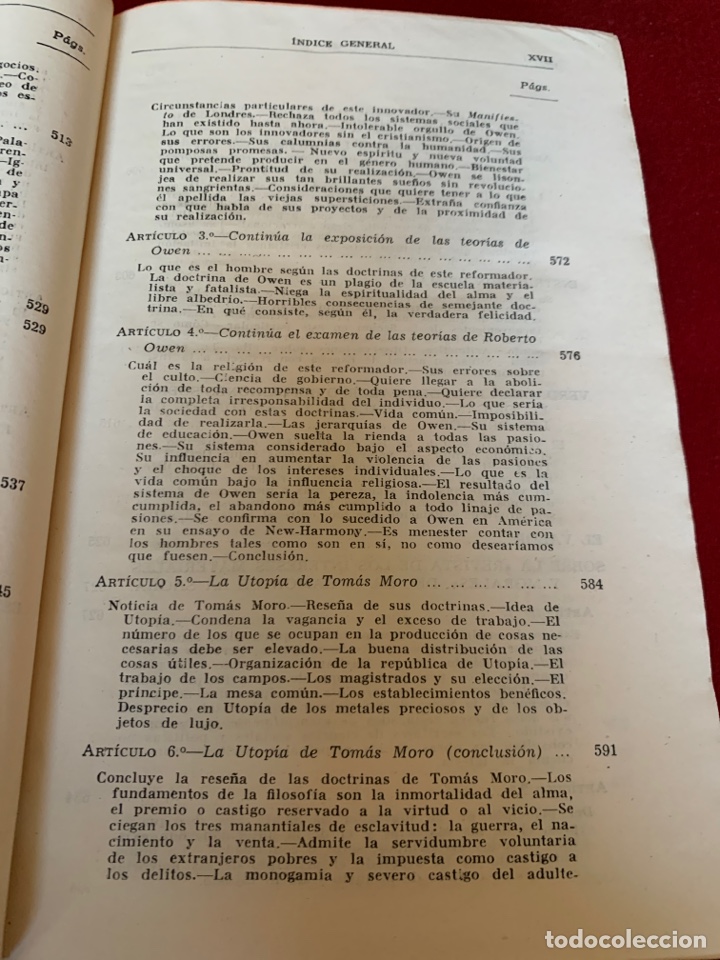 Libros de segunda mano: Obras completas Jaime Balmes. Tomo V. - Foto 14